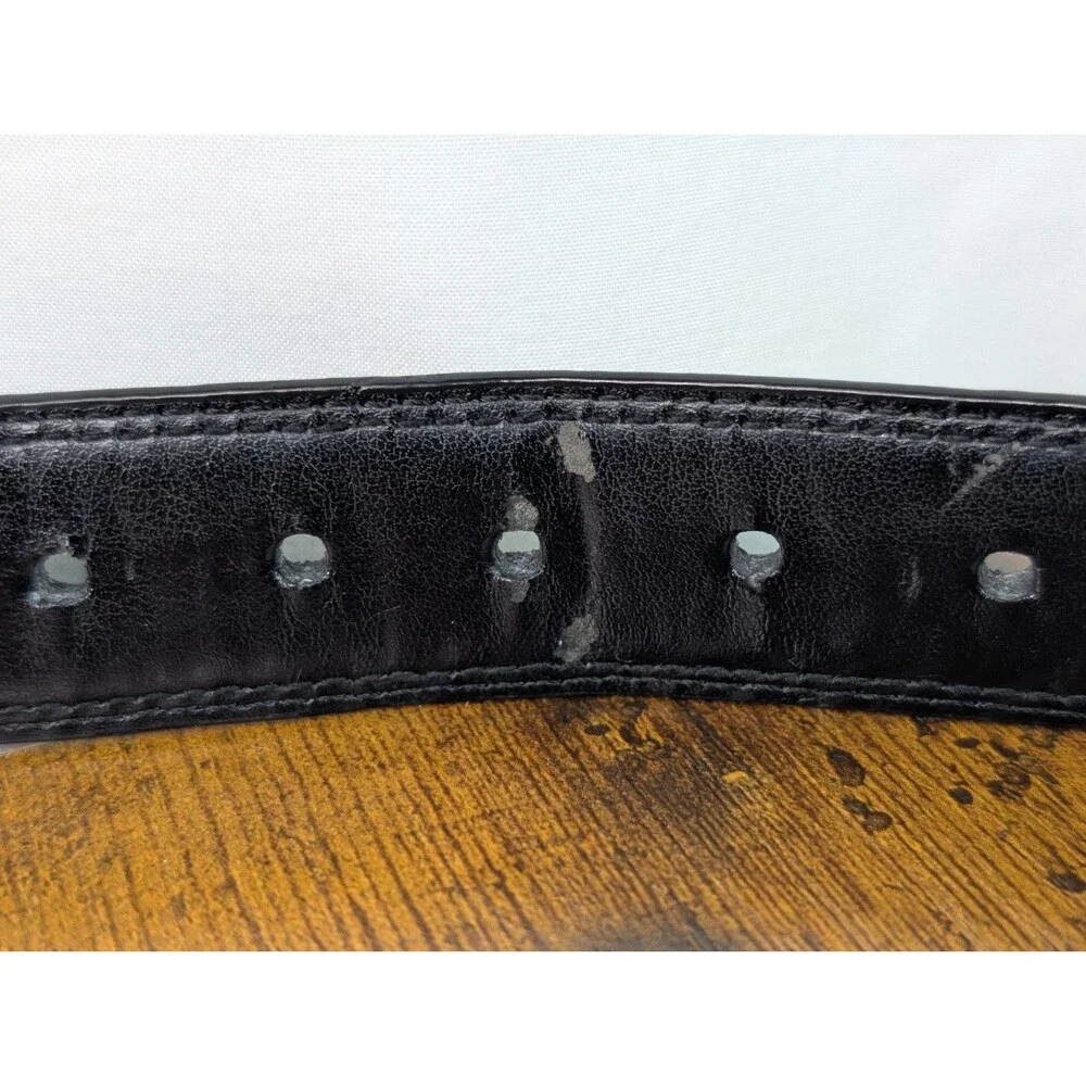 Nautica Genuine Leather Belt Black And Brown Reversible 28